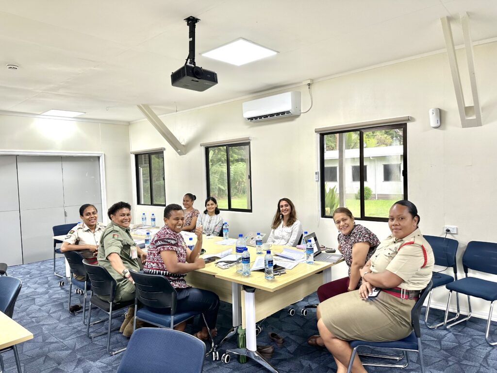 Focus groups with Republic of Fiji Military Forces and Police Forces